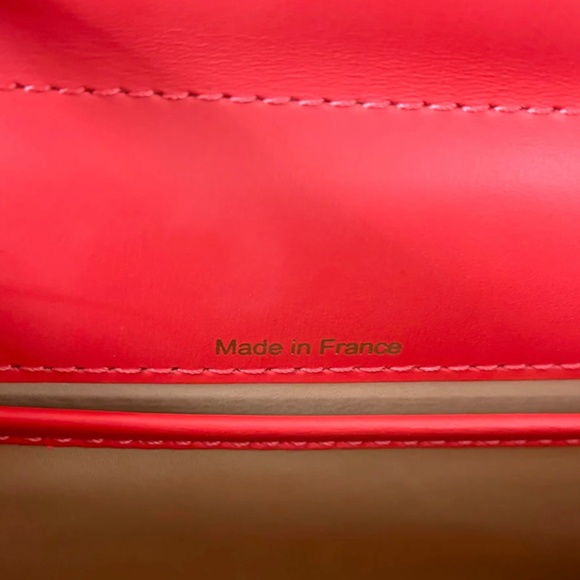 Authentic Delvaux Box Calfskin Mini Brilliant Satchel Red - Picture 12 of 16